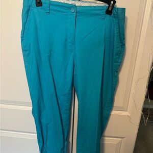 Crown & Ivy Vibrant Turquoise Pants